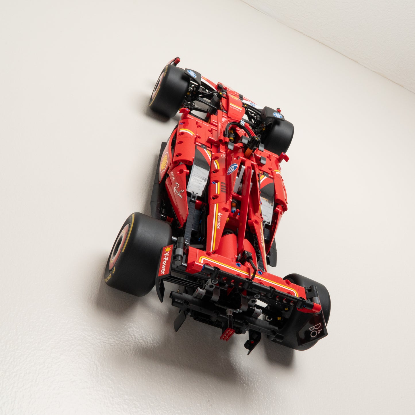 Vertical Wall Mount for LEGO Ferrari SF-24 F1 Car - 42207