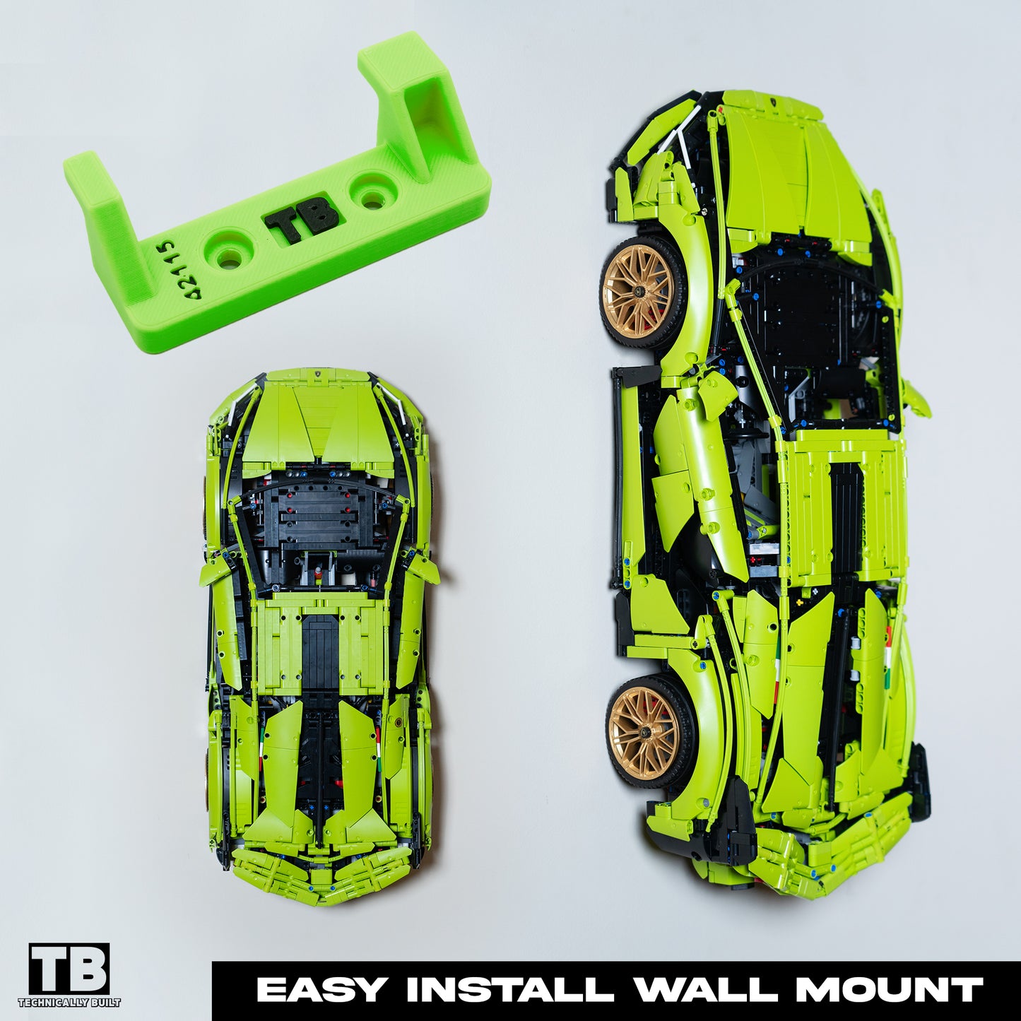 Wall Mount for LEGO Technic Lamborghini Sian - 42115