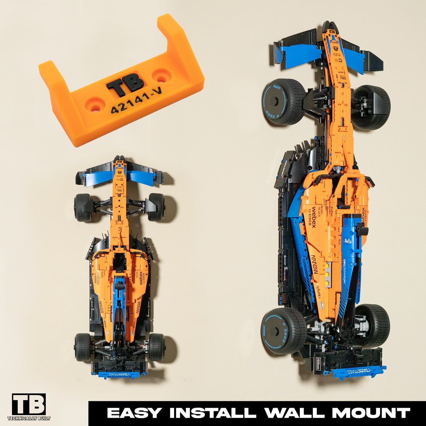Wall Mount for LEGO McLaren F1 Wall Mount - 42141