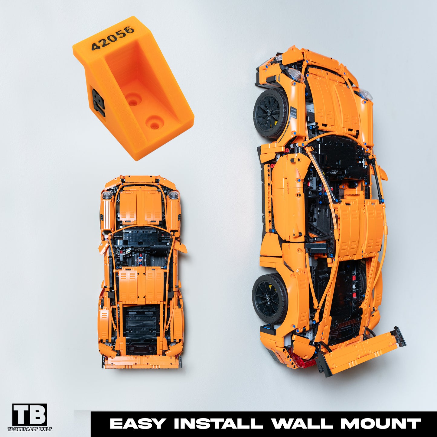 Wall Mount for LEGO Porsche 911 GT3 RS - 42056