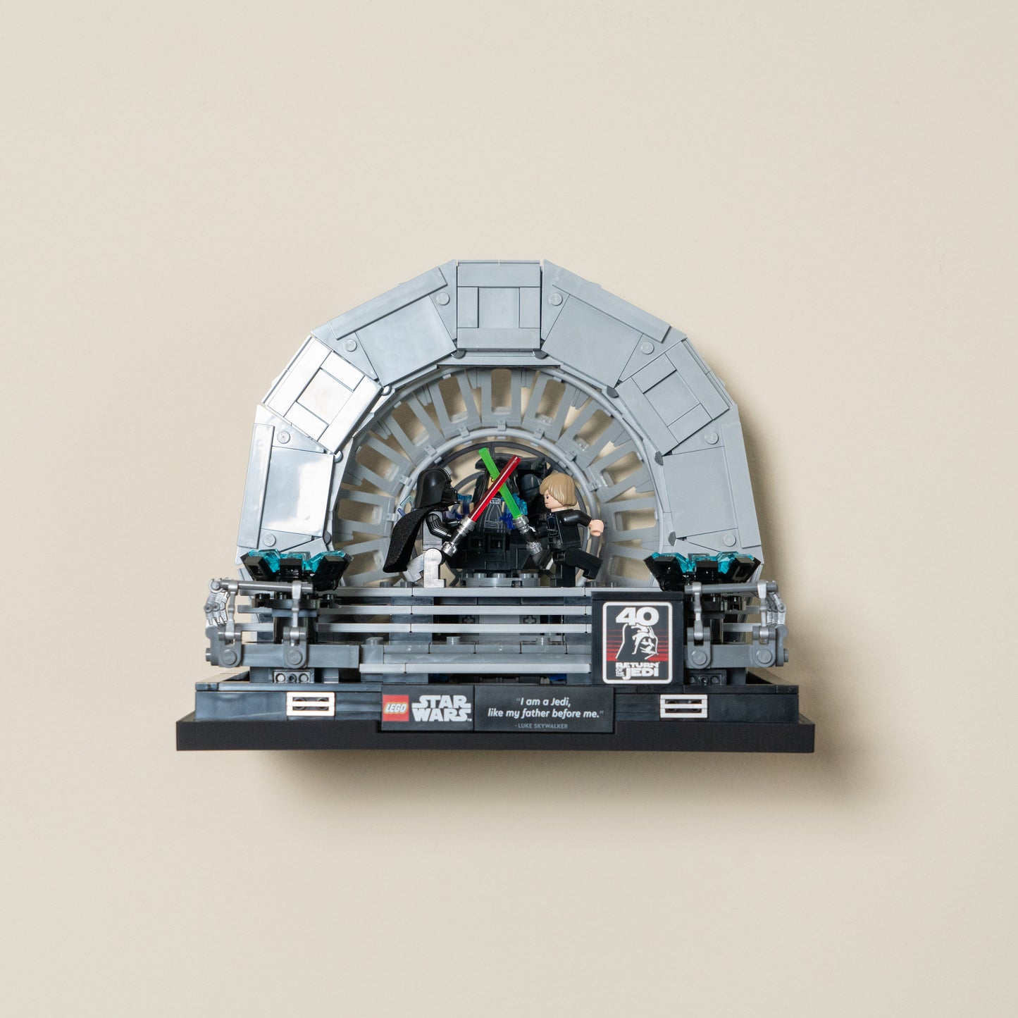 Wall Mount for LEGO Star Wars Diorama Sets