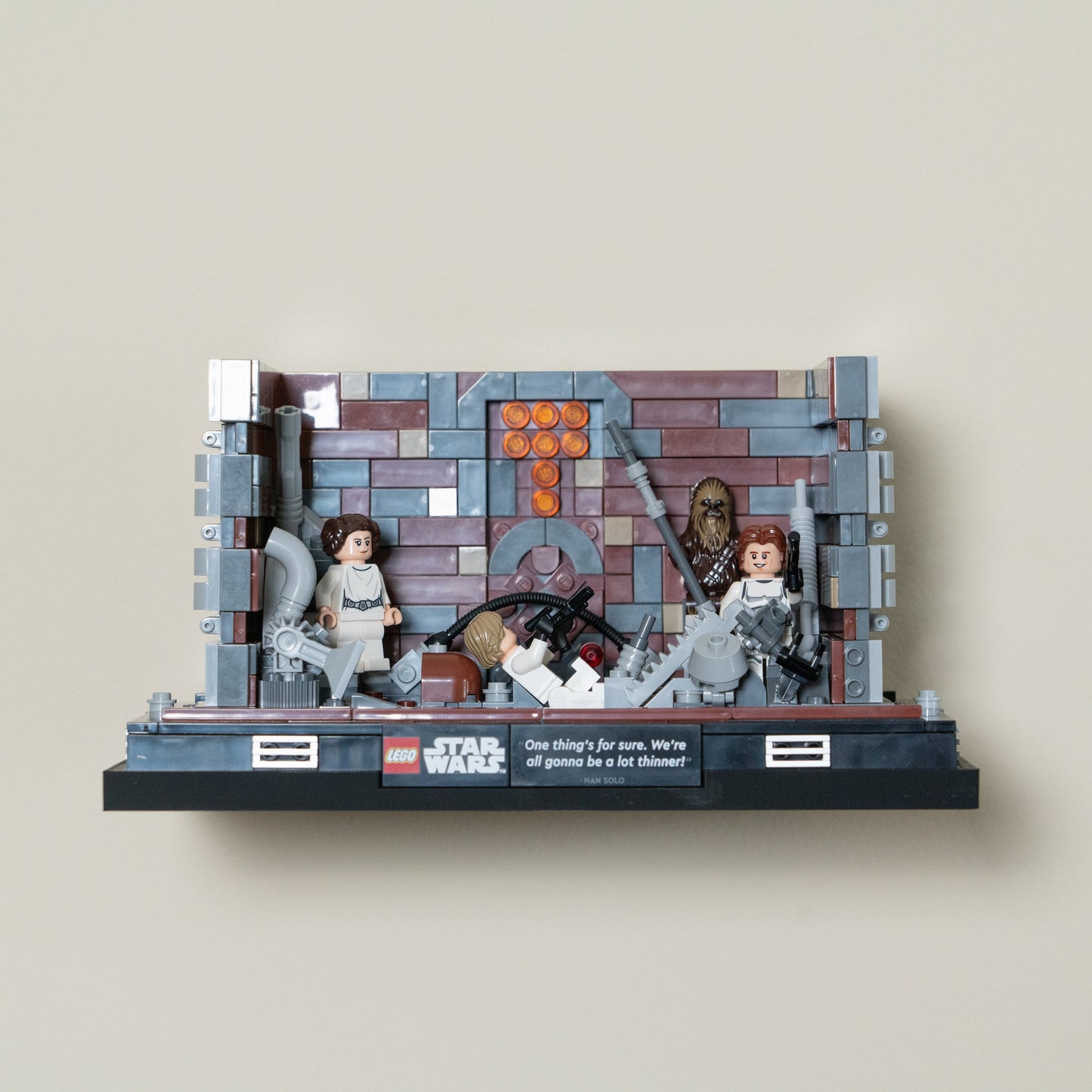 Wall Mount for LEGO Star Wars Diorama Sets
