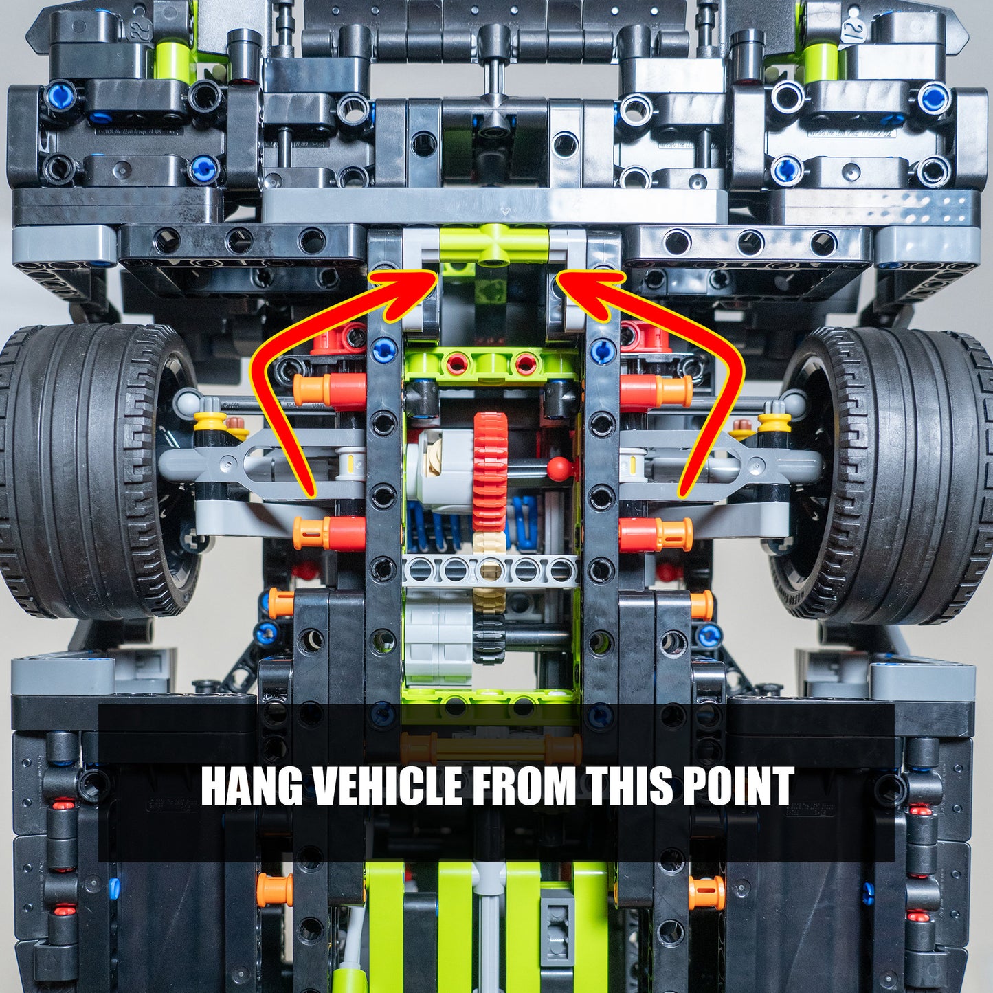 Wall Mount for LEGO Technic PEUGEOT 9x8-42156