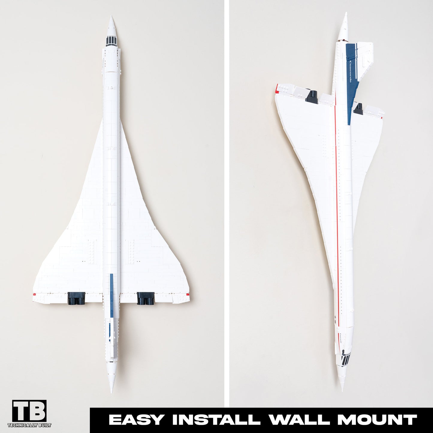 Wall Mount for LEGO Icons Concorde - 10318