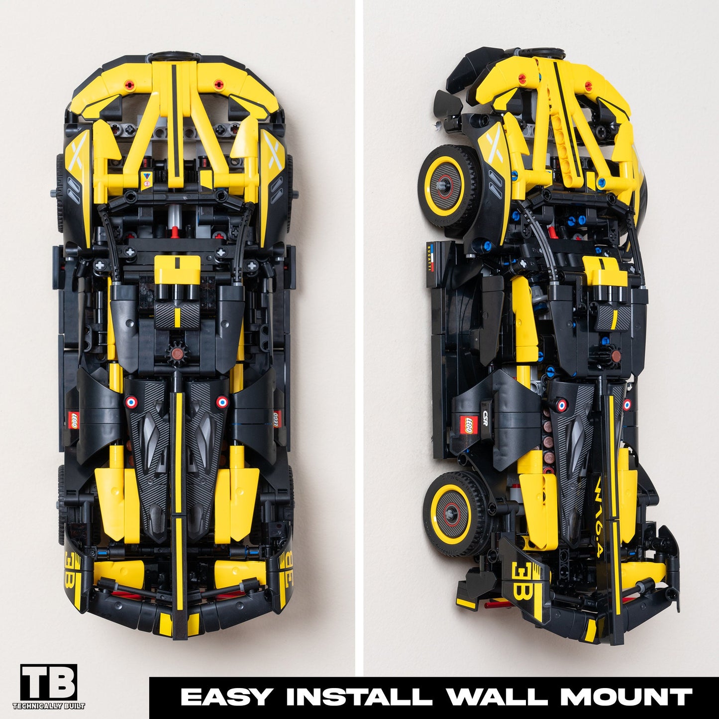 Wall Mount for LEGO Technic Bugatti Bolide - 42151/42162