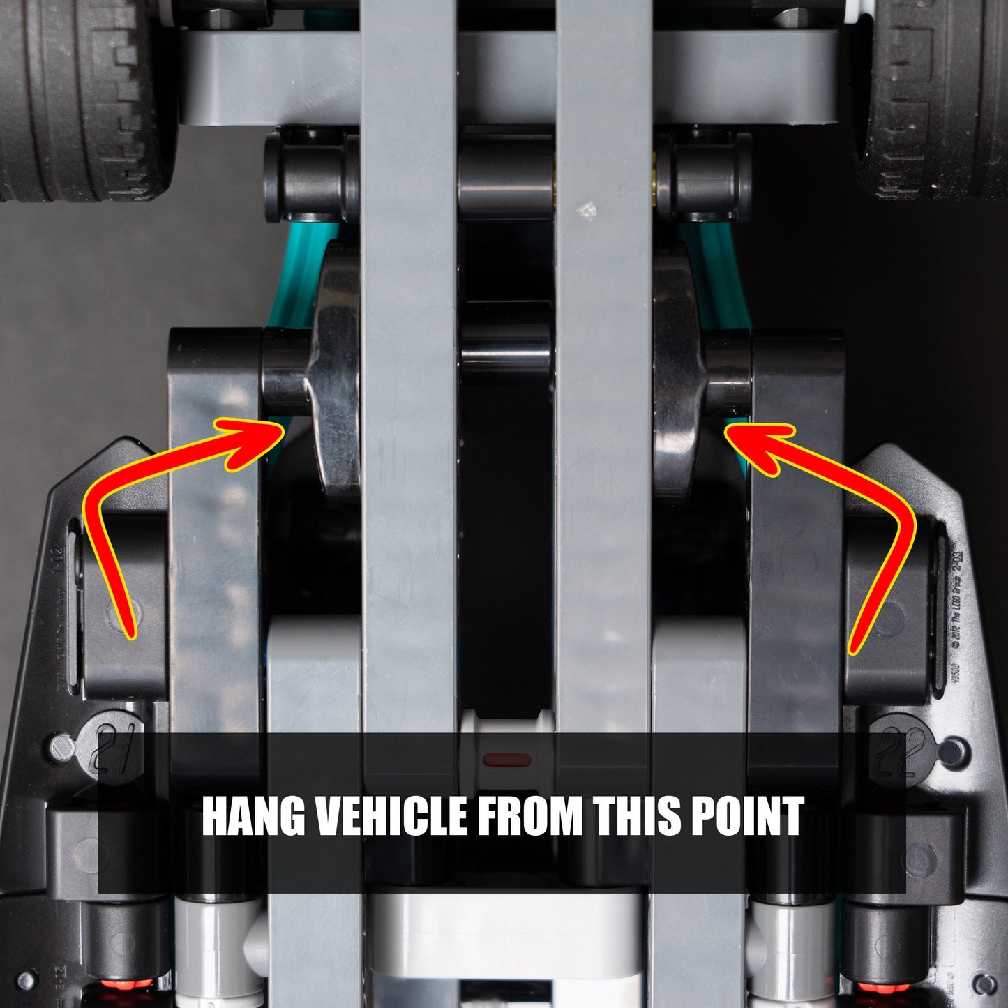 Wall Mount for LEGO Mercedes-AMG F1 W14 E Performance Pull-Back - 42165
