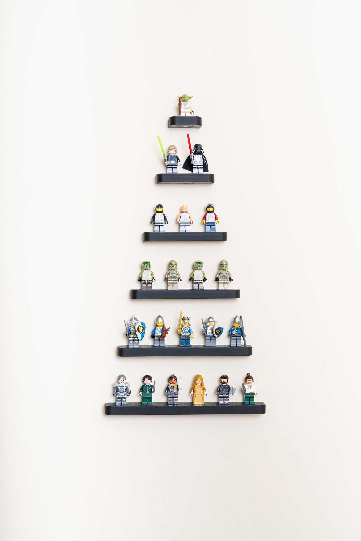 Floating Wall Shelves for LEGO Minifigures