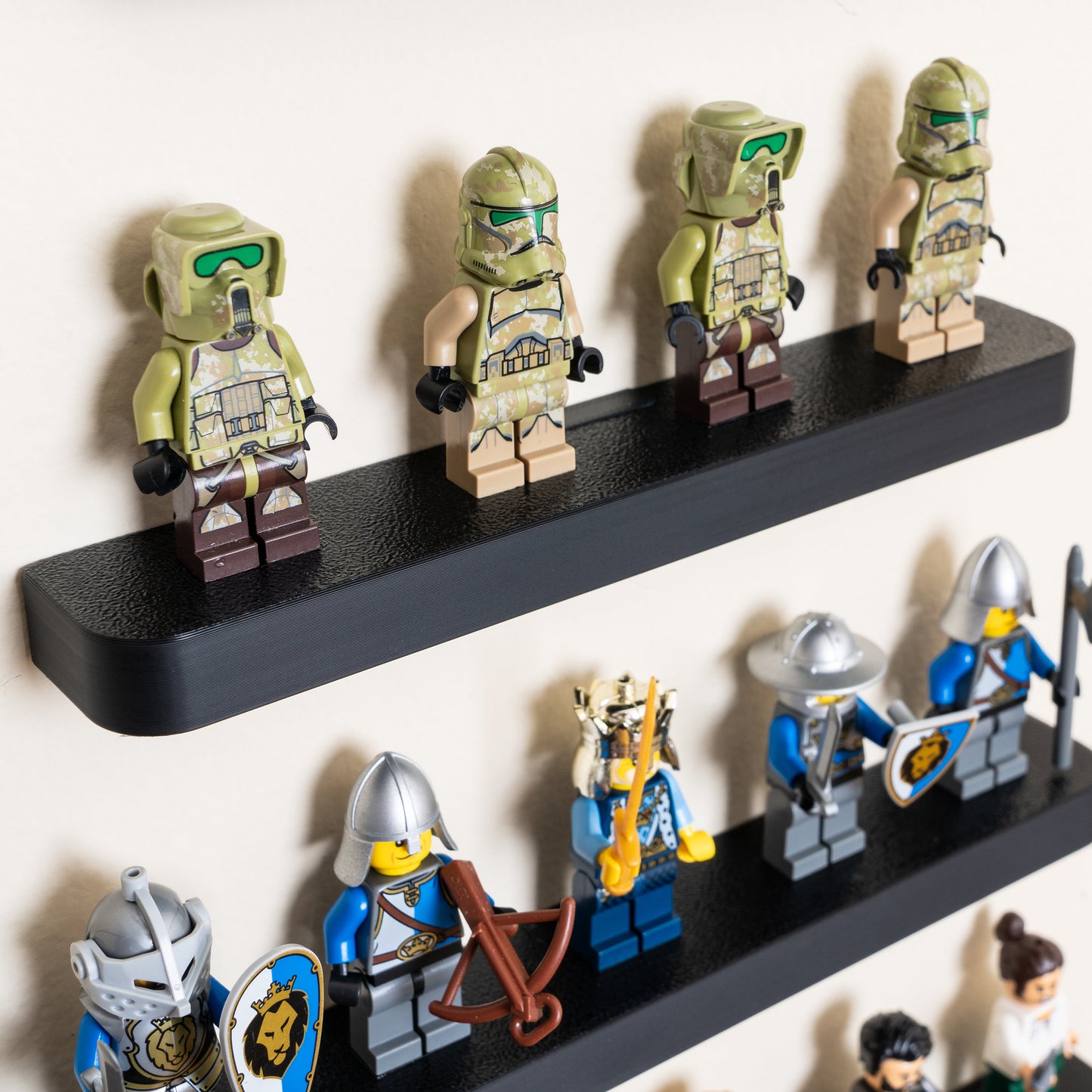 Floating Wall Shelves for LEGO Minifigures