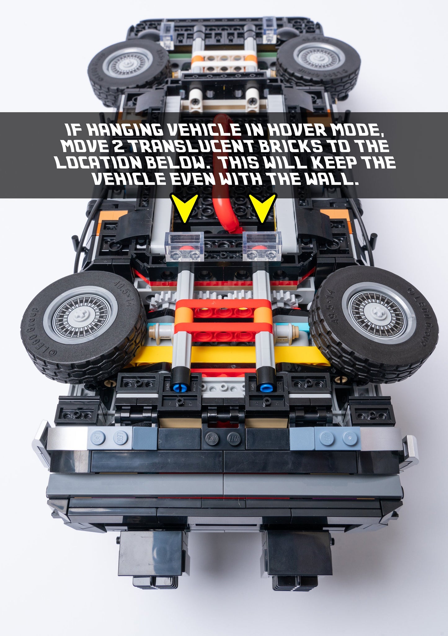 Wall Mount for LEGO Creator DeLorean-10300