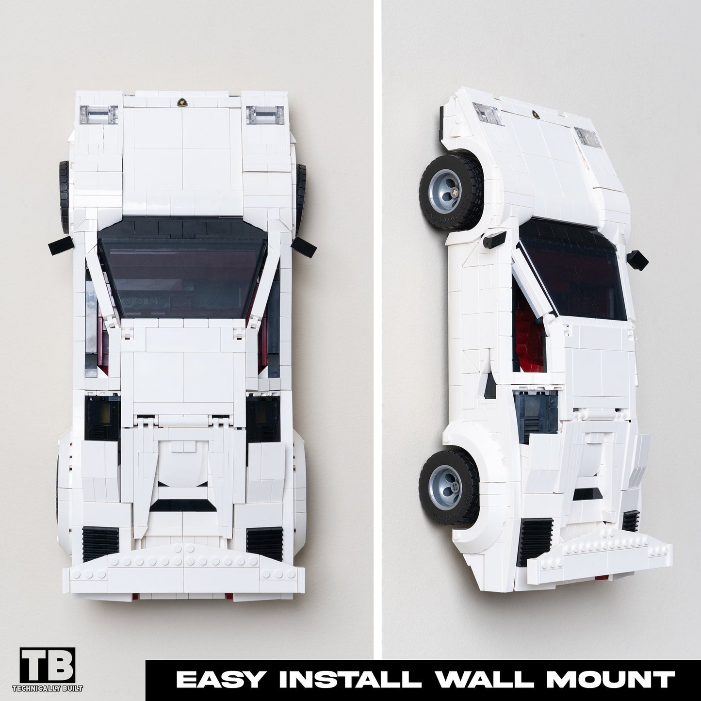 Wall Mount for LEGO Icons Lamborghini Countach - 10337