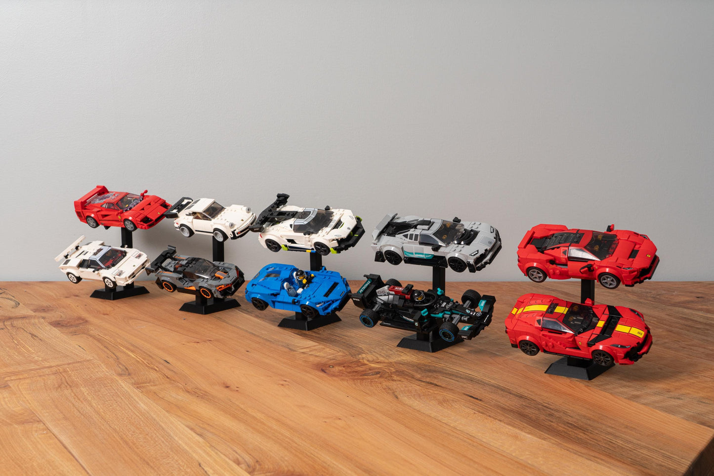 2 Tier Riser Display for Lego Speed Champions