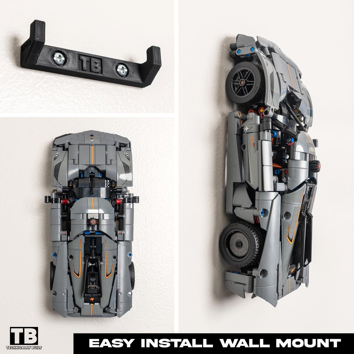 Wall Mount for LEGO Technic Koenigsegg Jesko - 42173/42184