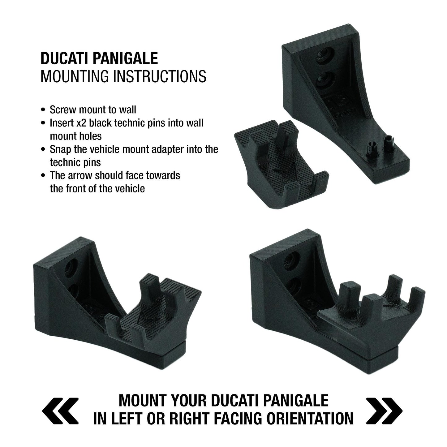 Wall Mount for LEGO Ducati Panigale V4 R - 42107