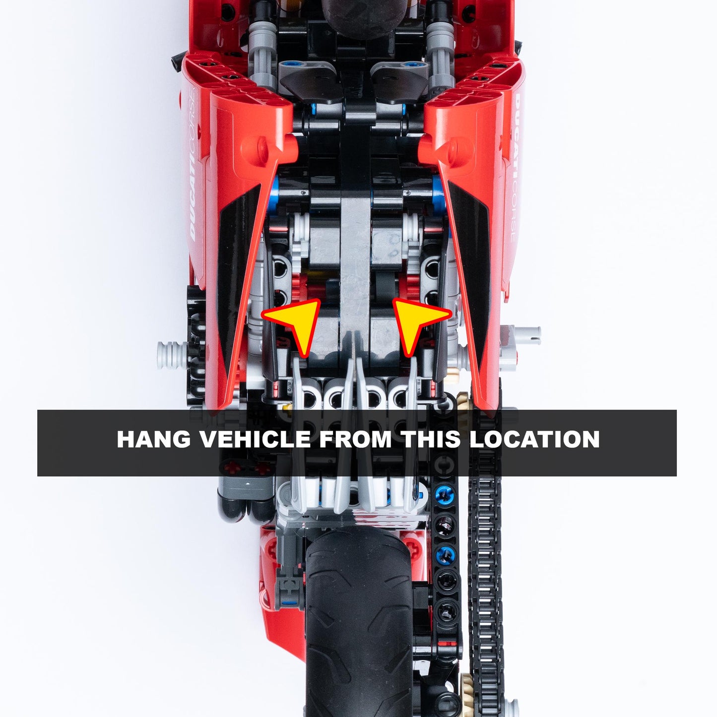 Wall Mount for LEGO Ducati Panigale V4 R - 42107