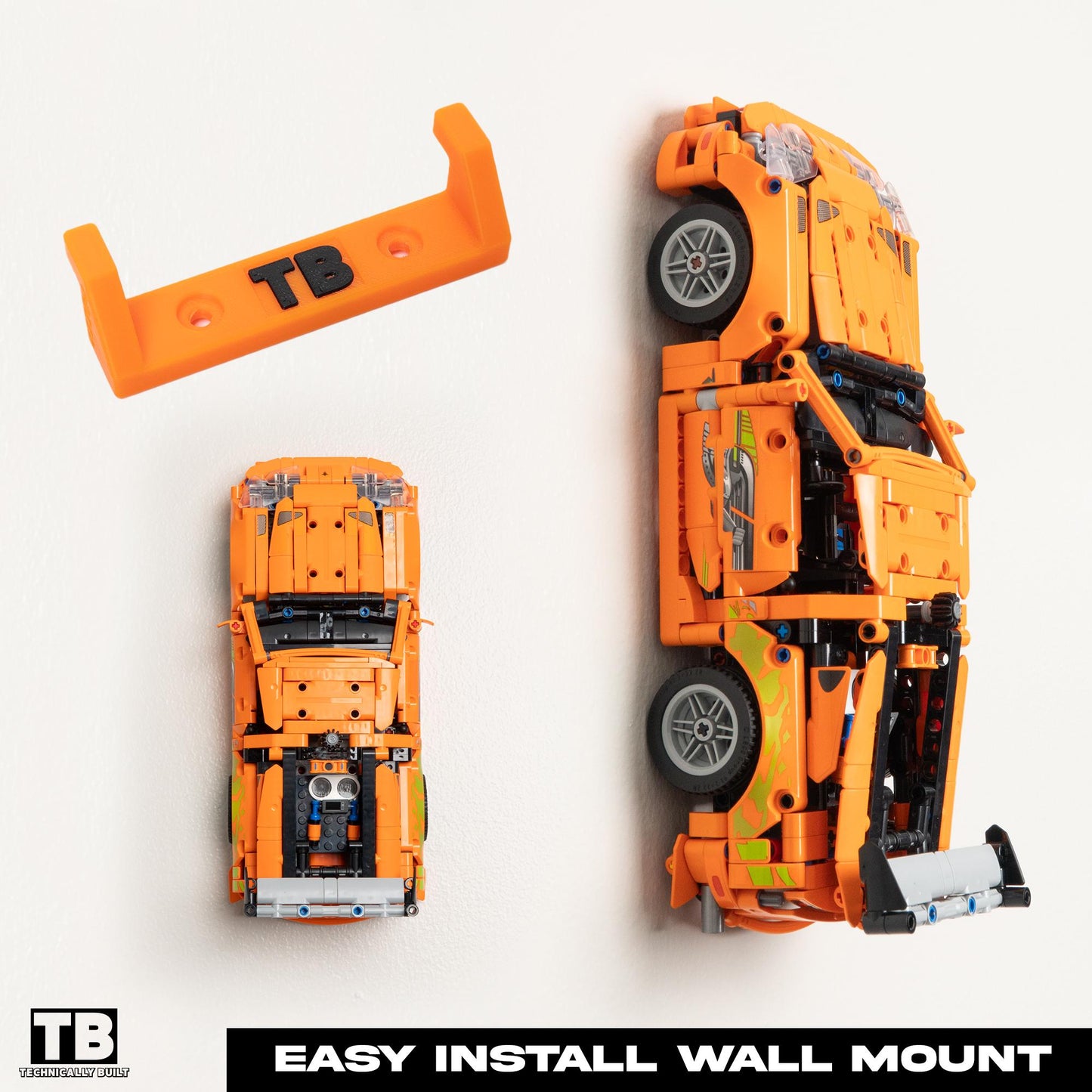 Wall Mount for LEGO Technic Fast and Furious Toyota Supra MK4 - 42204
