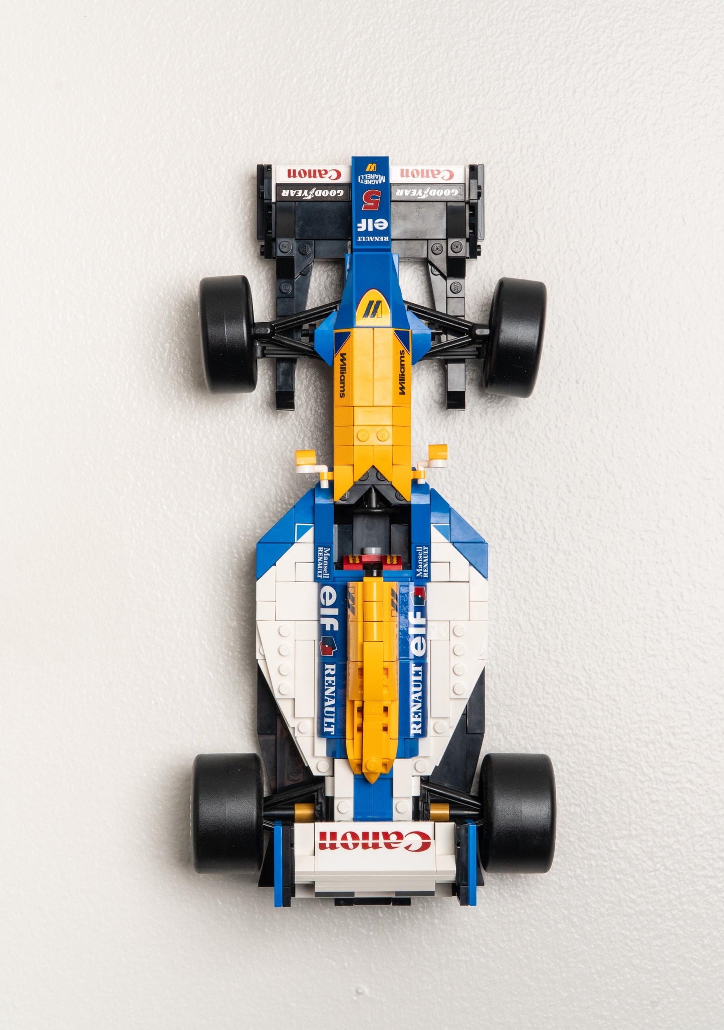 Wall Mount for LEGO Icons Williams Racing FW14B & Nigel Mansell - 10353