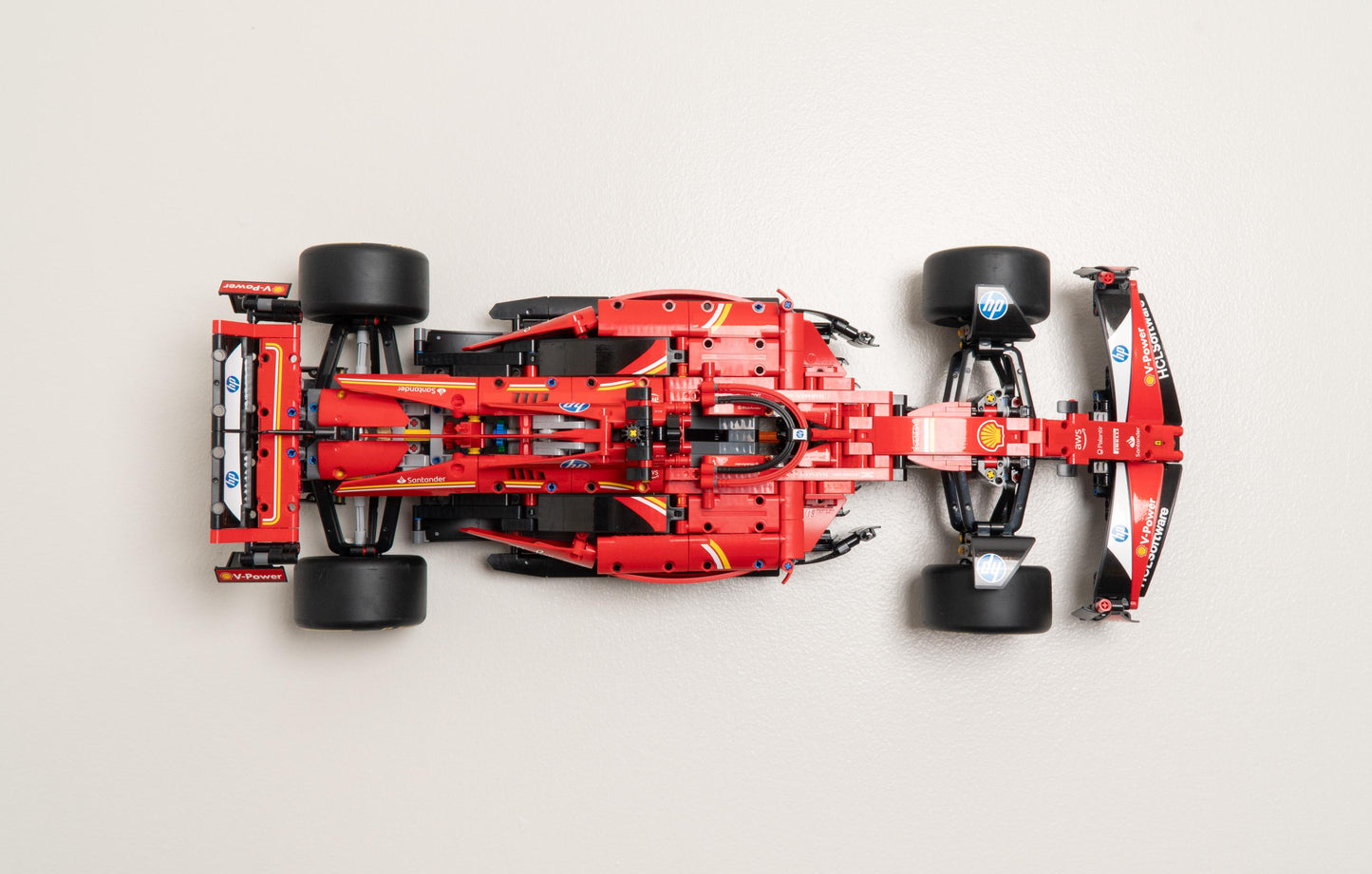 Horizontal Wall Mount for LEGO Technic Ferrari SF-24 F1 - 42207