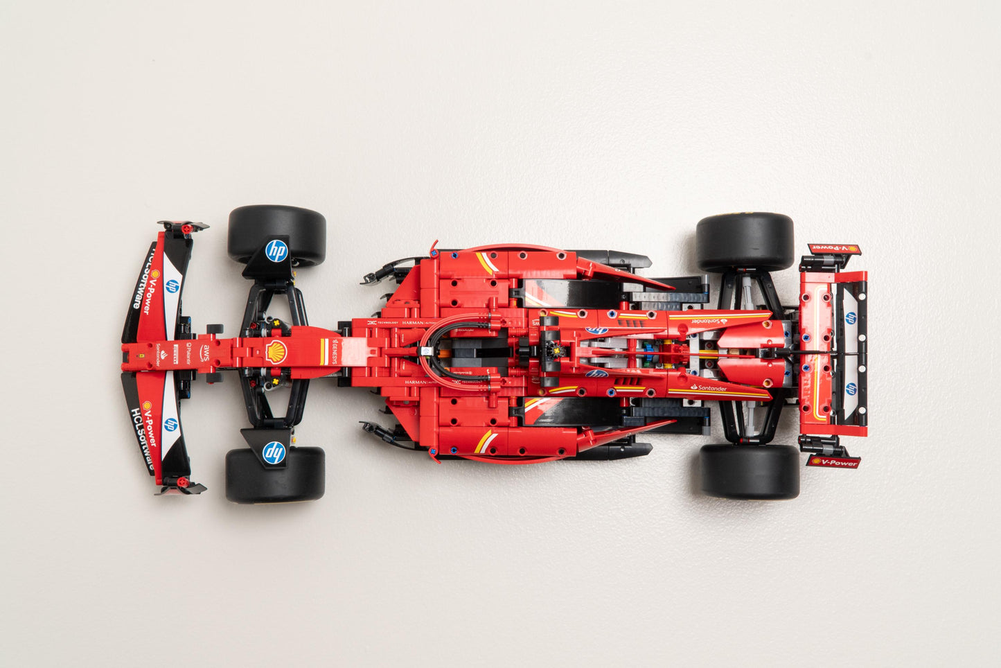 Horizontal Wall Mount for LEGO Technic Ferrari SF-24 F1 - 42207