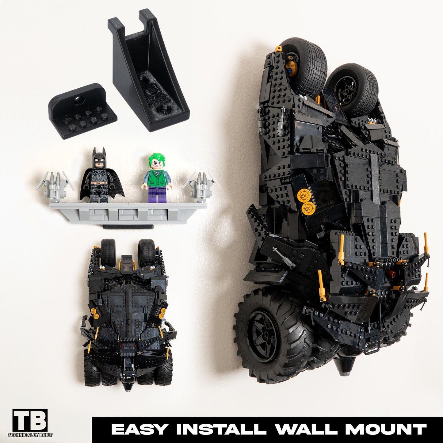 Wall Mount for LEGO DC Batman Batmobile Dark Knight Tumbler-76240