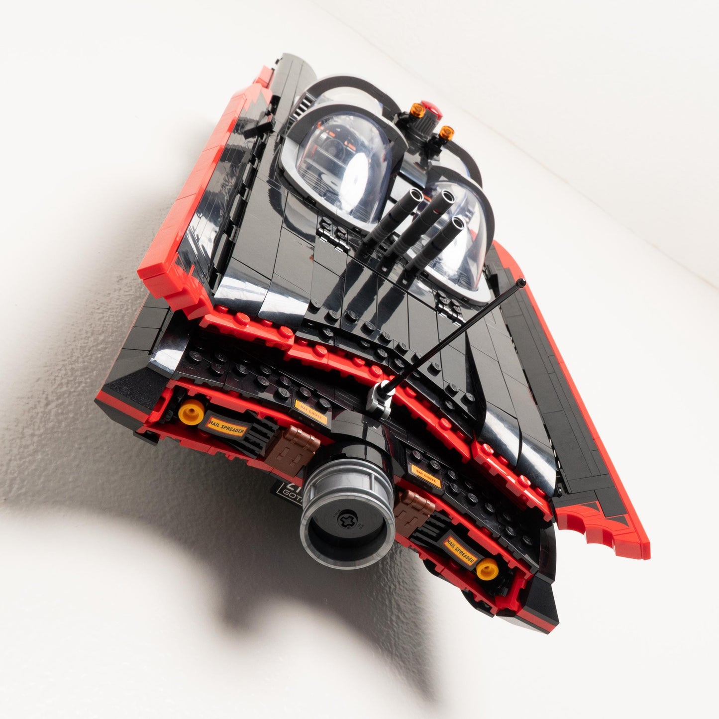 Vertical Wall Mount for LEGO Batman The Classic TV Series Batmobile - 76328