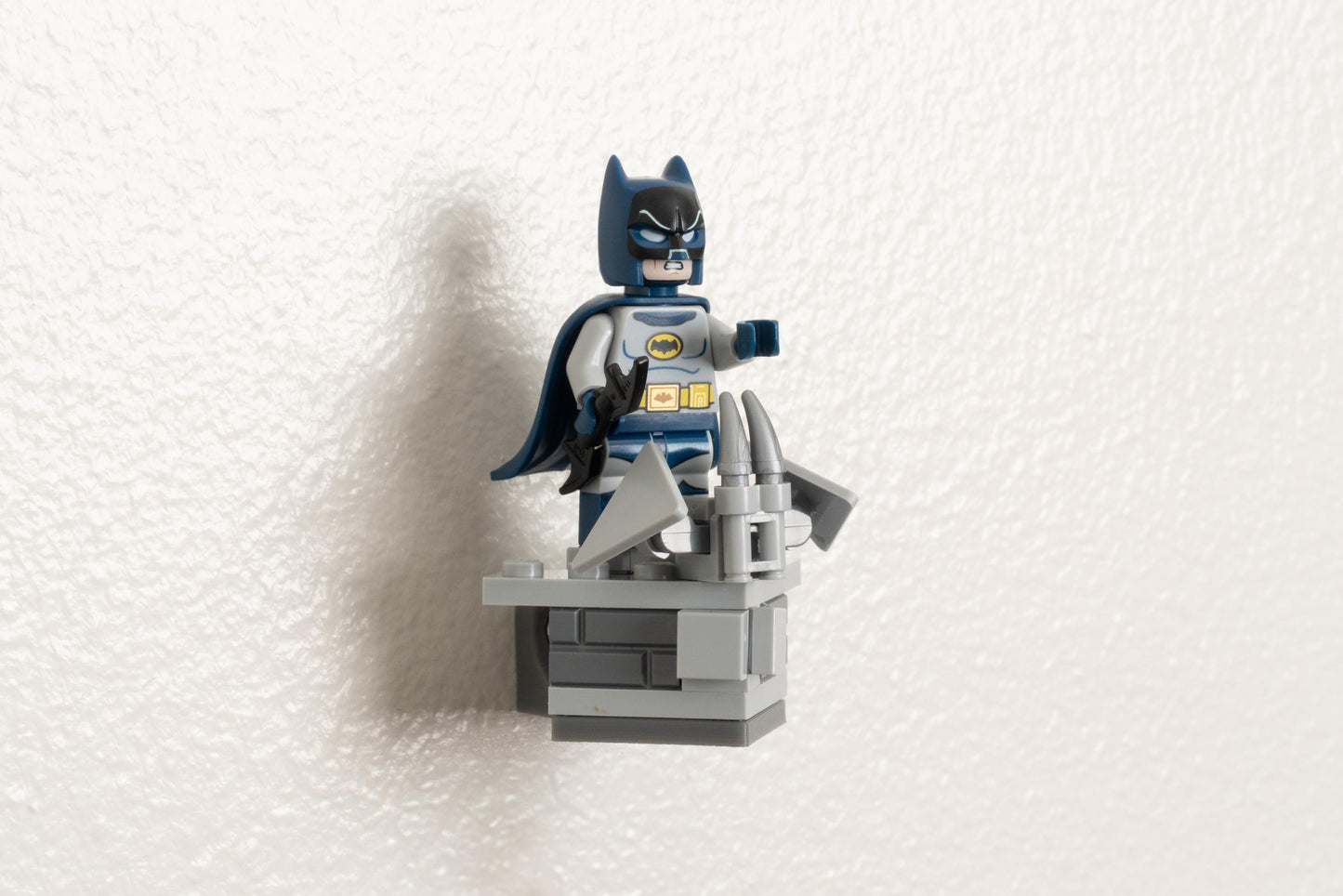 Vertical Wall Mount for LEGO Batman The Classic TV Series Batmobile - 76328