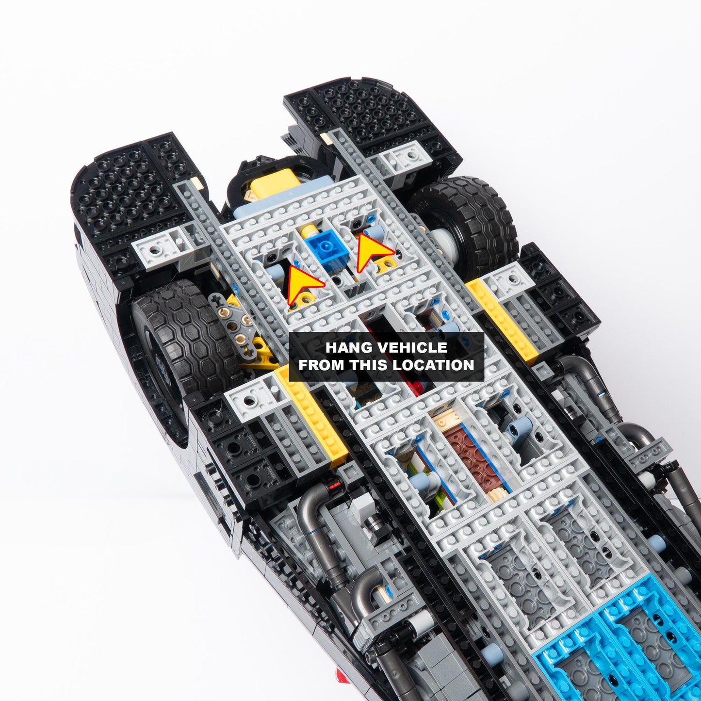 Vertical Wall Mount for LEGO 1989 Batmobile - 76139