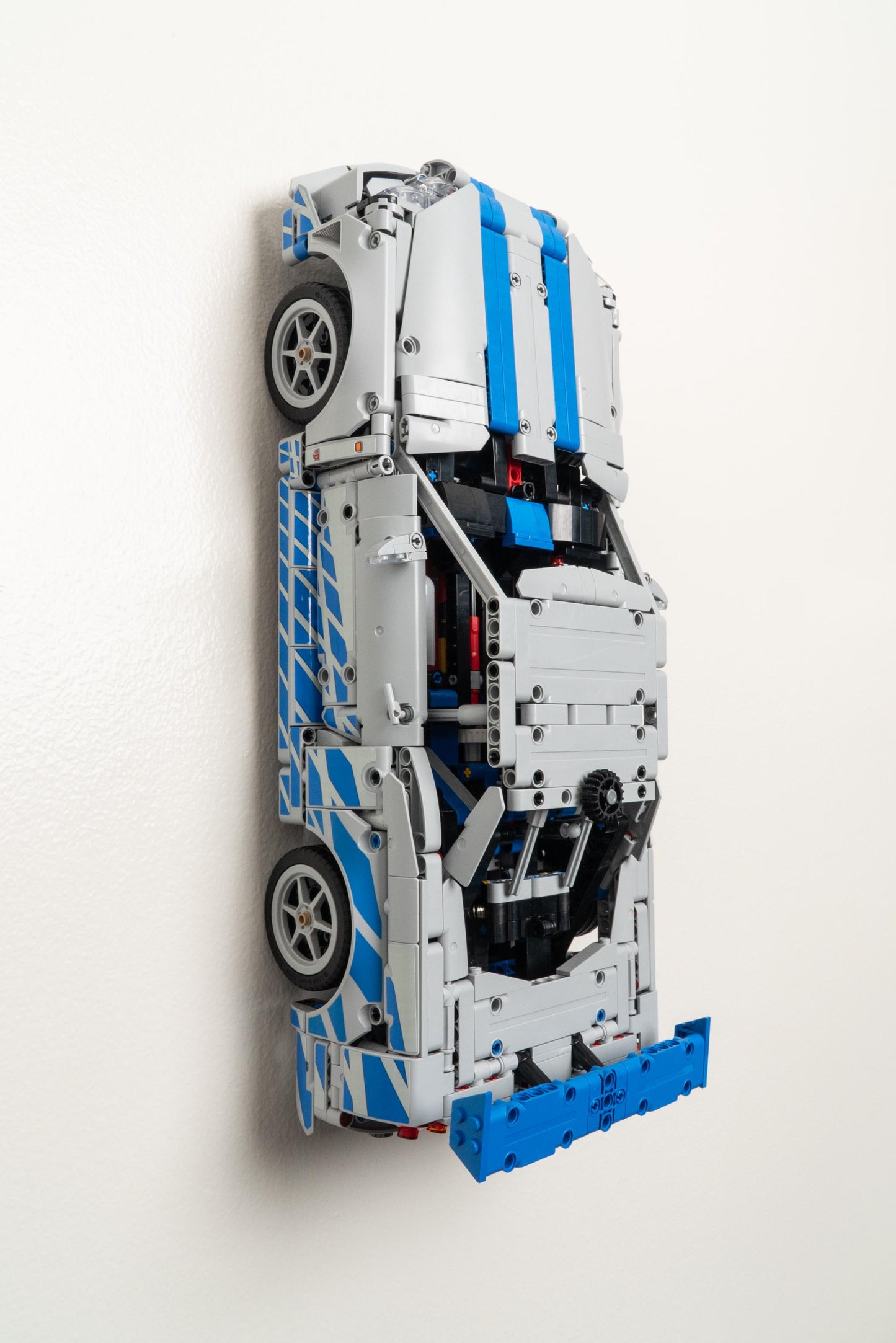 Vertical Wall Mount for LEGO 2 Fast 2 Furious Nissan Skyline GT-R (42210)