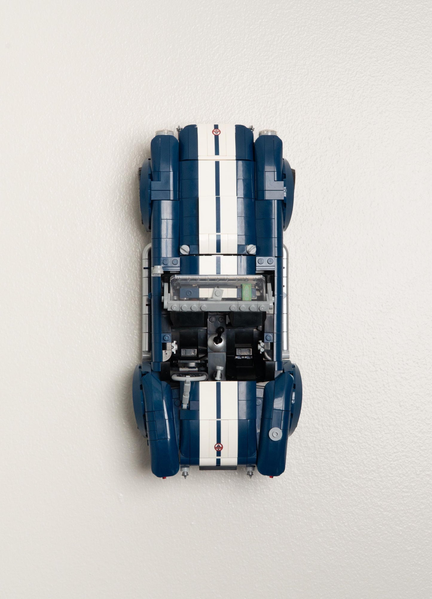 Vertical Wall Mount for LEGO Icons Shelby Cobra 427 S/C-10357
