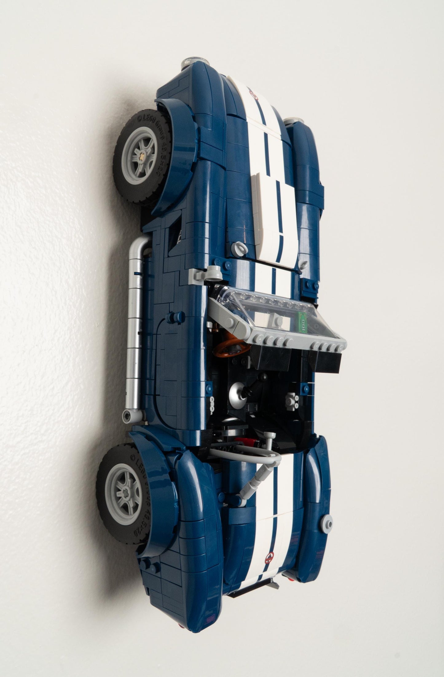 Vertical Wall Mount for LEGO Icons Shelby Cobra 427 S/C-10357