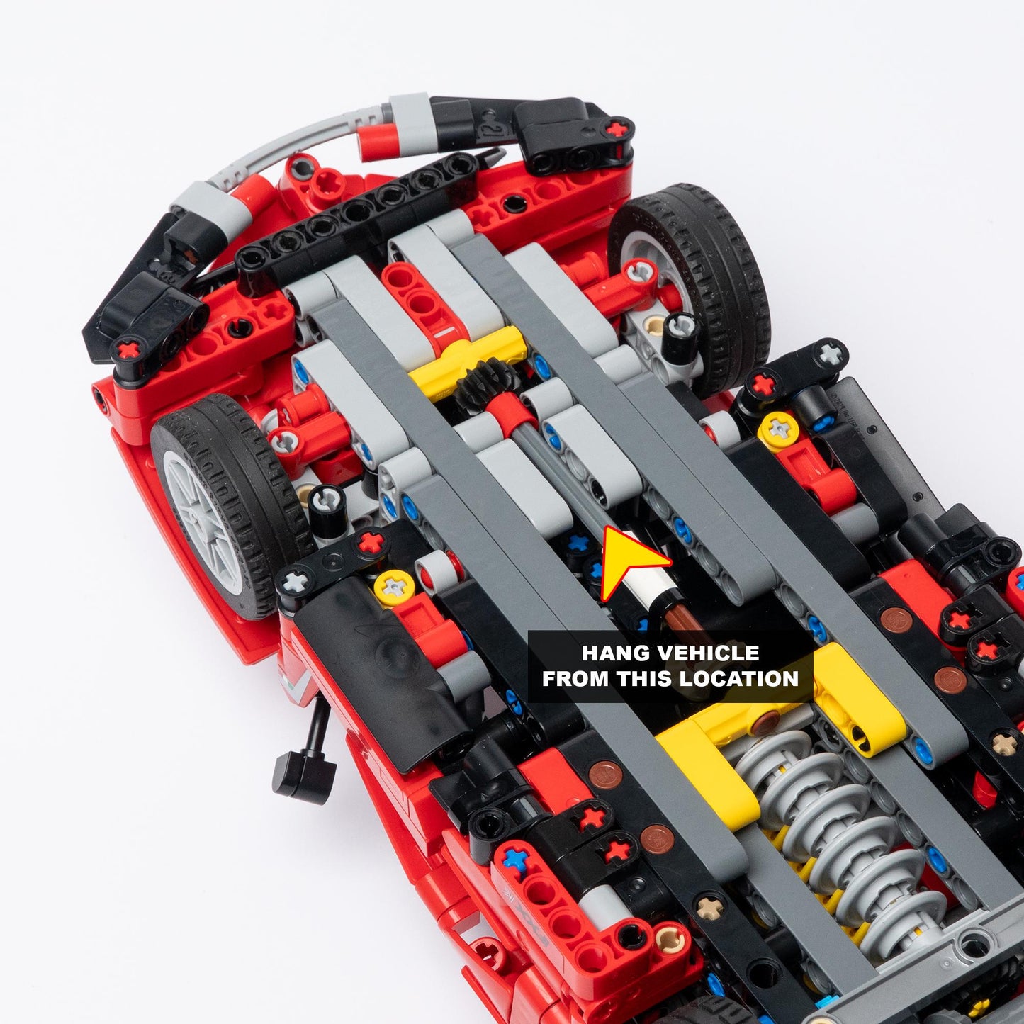 Vertical Wall Mount for LEGO Ferrari FXX K (42212)