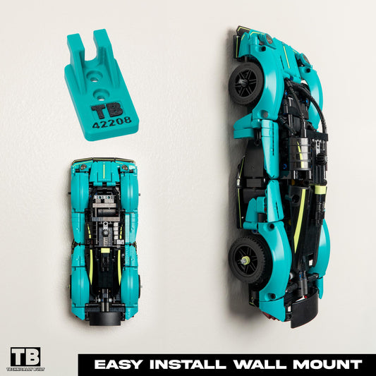 Vertical Wall Mount for LEGO Aston Martin Valkyrie (42208)