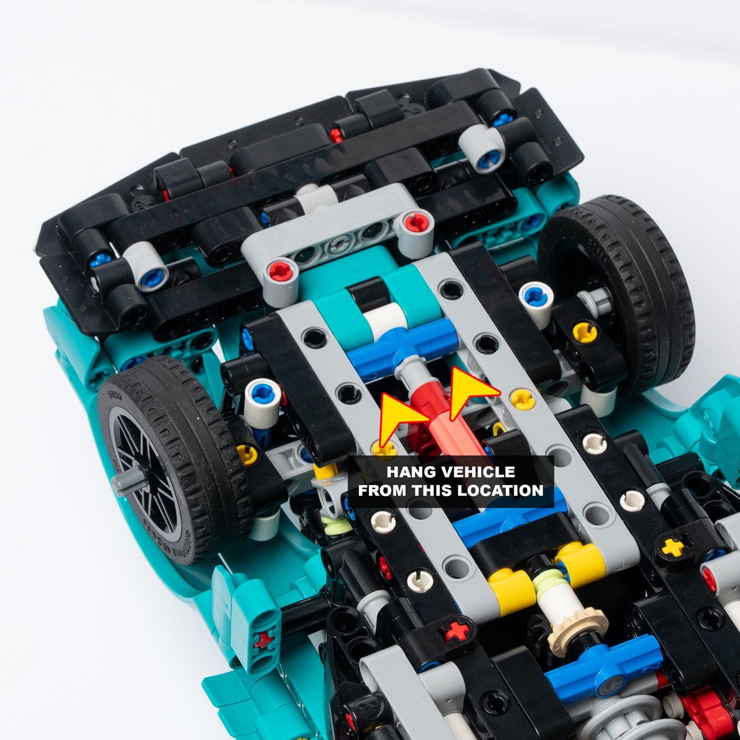 Vertical Wall Mount for LEGO Aston Martin Valkyrie (42208)