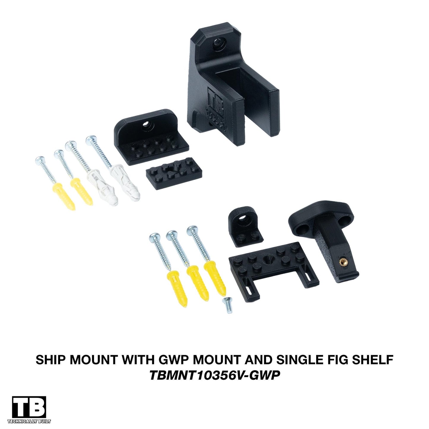 Vertical Wall Mount for LEGO Star Trek: U.S.S. Enterprise NCC-1701-D-10356