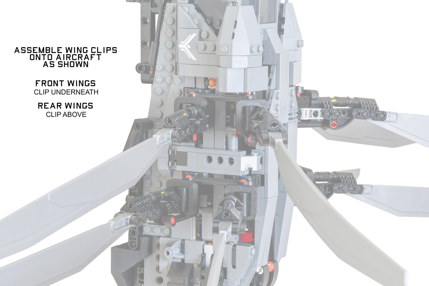 Wall Mount for LEGO Icons Dune Atreides Royal Ornithopter-10327