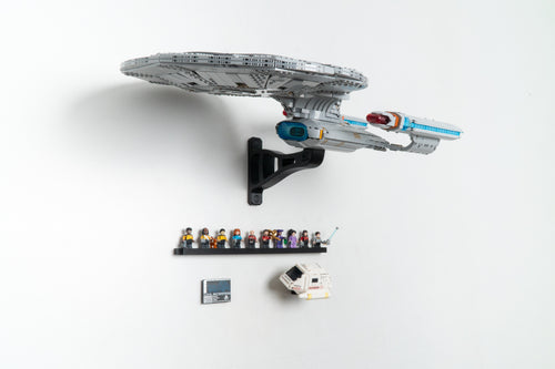 Horizontal Wall Mount for LEGO Star Trek: U.S.S. Enterprise NCC-1701-D-10356
