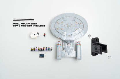 Vertical Wall Mount for LEGO Star Trek: U.S.S. Enterprise NCC-1701-D-10356