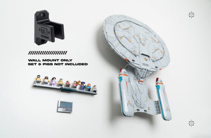 Vertical Wall Mount for LEGO Star Trek: U.S.S. Enterprise NCC-1701-D-10356