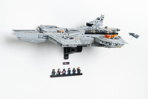 Horizontal Wall Mount Compatible with LEGO Shield Helicarrier-76354