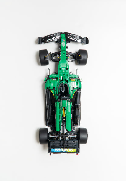 Vertical Wall Mount for LEGO Technic Aston Martin Aramco AMR25 F1 Car-42240