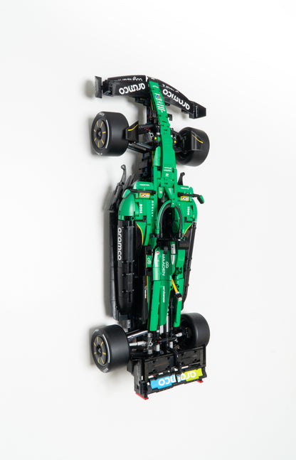Vertical Wall Mount for LEGO Technic Aston Martin Aramco AMR25 F1 Car-42240