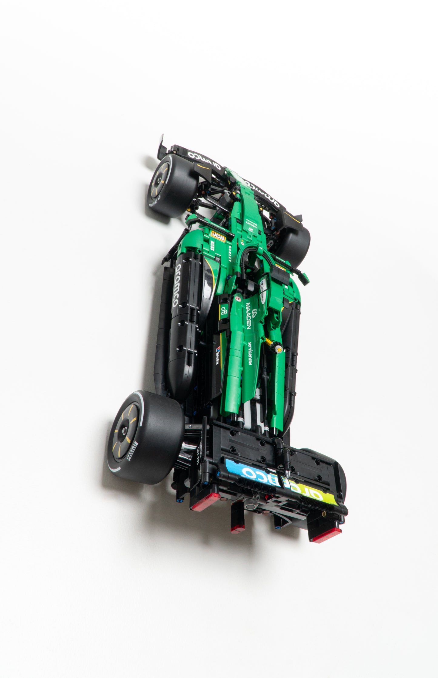 Vertical Wall Mount for LEGO Technic Aston Martin Aramco AMR25 F1 Car-42240