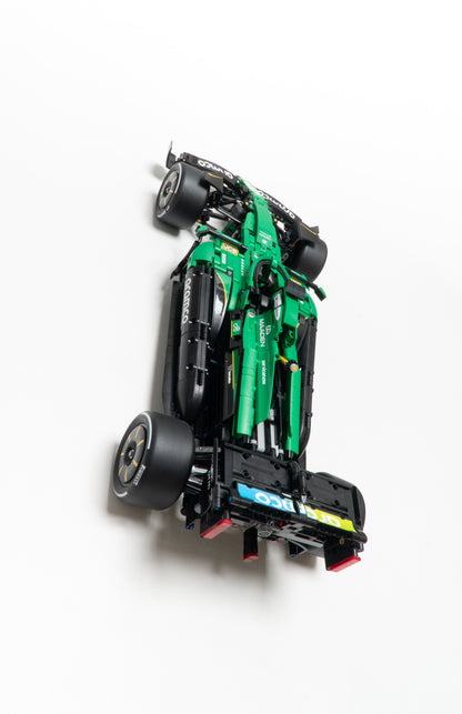 Vertical Wall Mount for LEGO Technic Aston Martin Aramco AMR25 F1 Car-42240