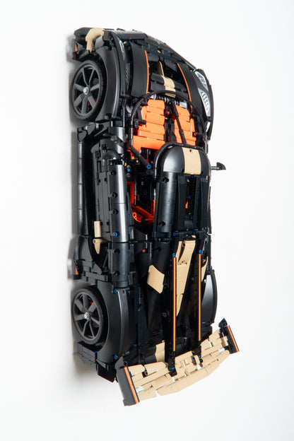 Vertical Wall Mount for LEGO Technic Koenigsegg Sadair's Spear Megacar-42232