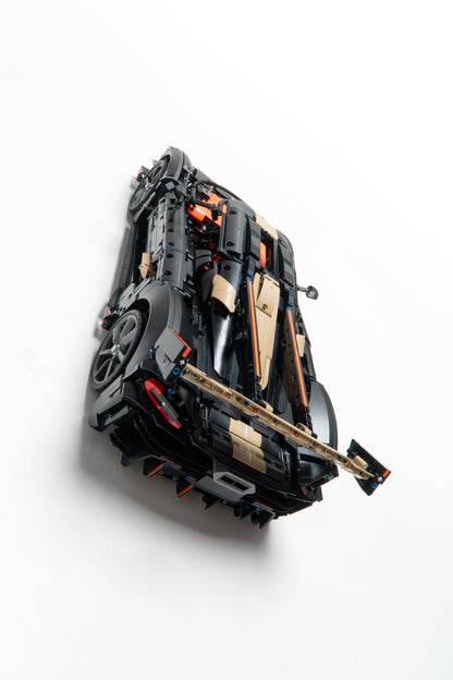 Vertical Wall Mount for LEGO Technic Koenigsegg Sadair's Spear Megacar-42232
