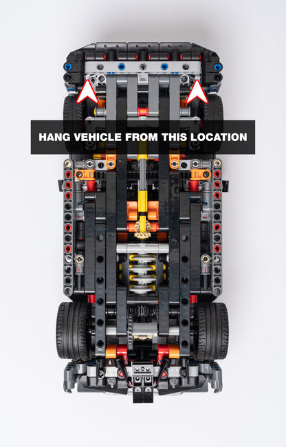 Wall Mount for LEGO Technic Koenigsegg Jesko - 42173/42184