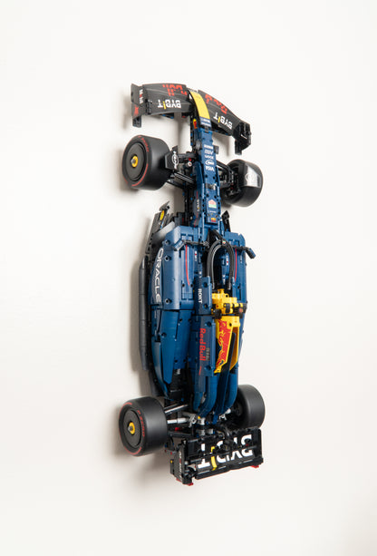 Vertical Wall Mount for LEGO Oracle Red Bull Racing RB20 F1 Car - 42206