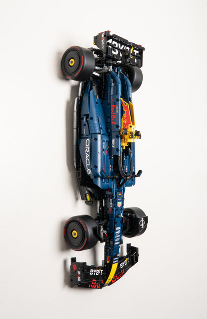 Vertical Wall Mount for LEGO Oracle Red Bull Racing RB20 F1 Car - 42206