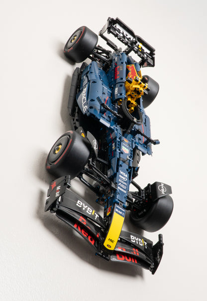 Vertical Wall Mount for LEGO Oracle Red Bull Racing RB20 F1 Car - 42206