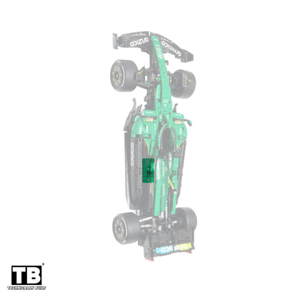 Vertical Wall Mount for LEGO Technic Aston Martin Aramco AMR25 F1 Car-42240