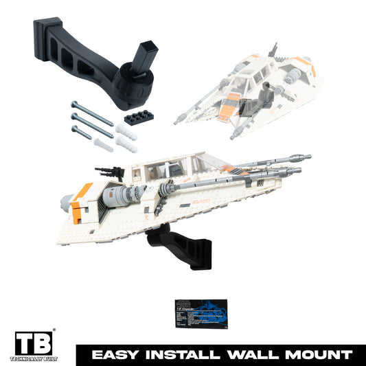 Cobra Arm Wall Mount Compatible With UCS Lego Star Wars Snowspeeder-75144